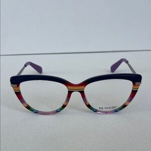 New Di Valdi Multicolor Women's Glasses DVO 8049 Size: 52-16-140